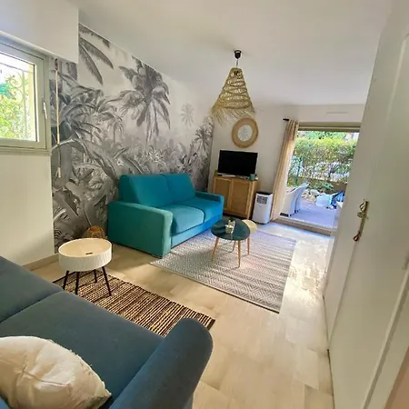 La Beau'm Les Pins Centre 200m De La Terrasse Et Jardin * Жуан-ле-Пен