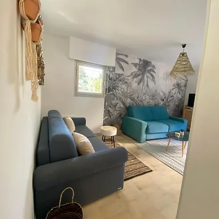 La Beau'm Les Pins Centre 200m De La Terrasse Et Jardin * Жуан-ле-Пен