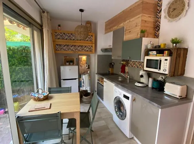 La Beau'm Les Pins Centre 200m De La Terrasse Et Jardin Juan-les-Pins